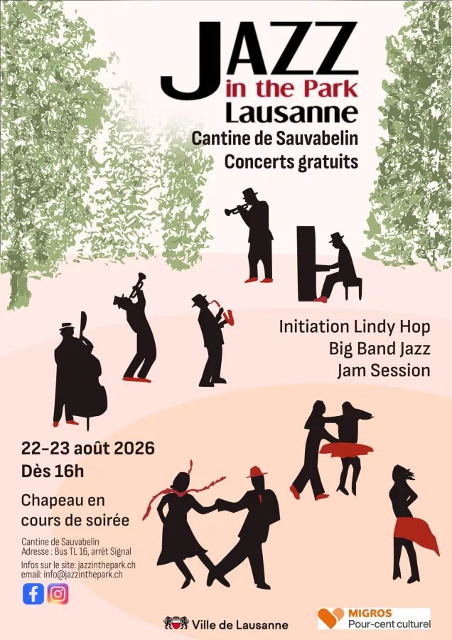 Jazz in the Park Lausanne – Lindy Hop Initiation