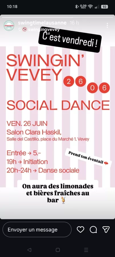 Swingin' Vevey – Beginner Initiation