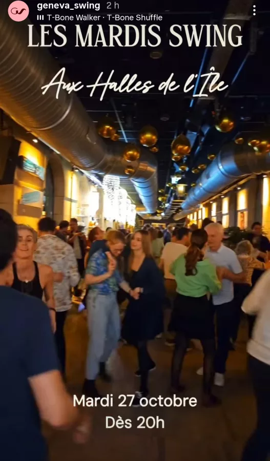 Swing Tuesdays at Halles de l'Île